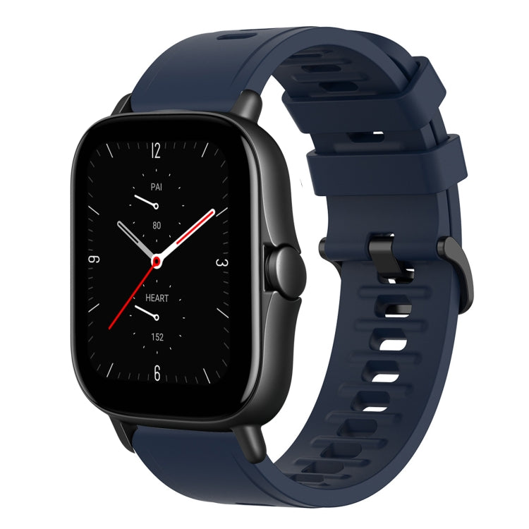 20mm Solid Color Soft Silicone Watch Band, For Amazfit GTS 3, For Amazfit GTS 2E