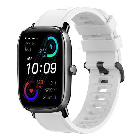 20mm Solid Color Soft Silicone Watch Band, For Amazfit GTS 2 Mini, For Amazfit GTS 2