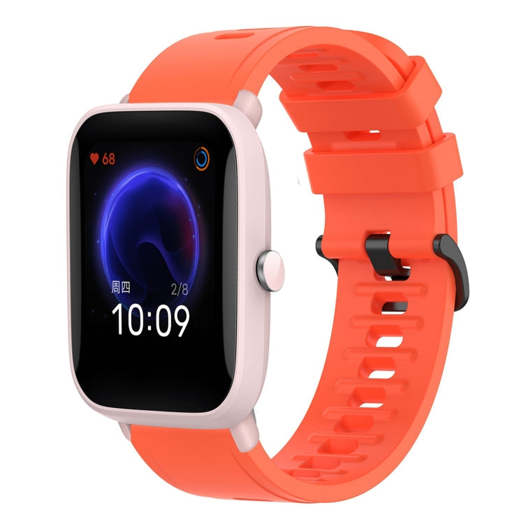 20mm Solid Color Soft Silicone Watch Band, For Amazfit Pop Pro, For Amazfit Pop