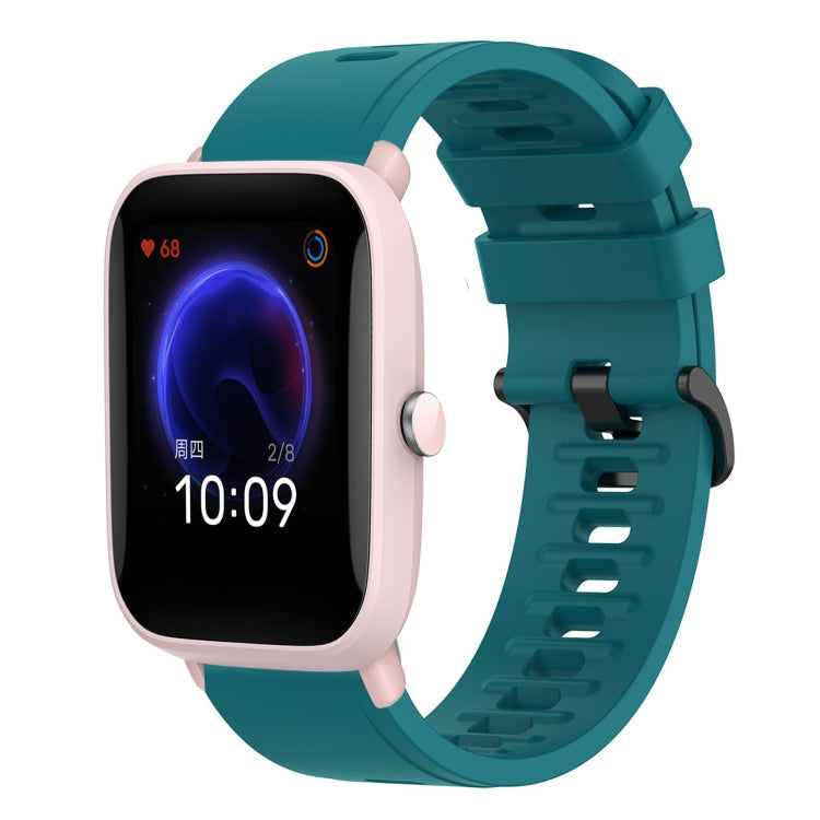 20mm Solid Color Soft Silicone Watch Band, For Amazfit Pop Pro, For Amazfit Pop