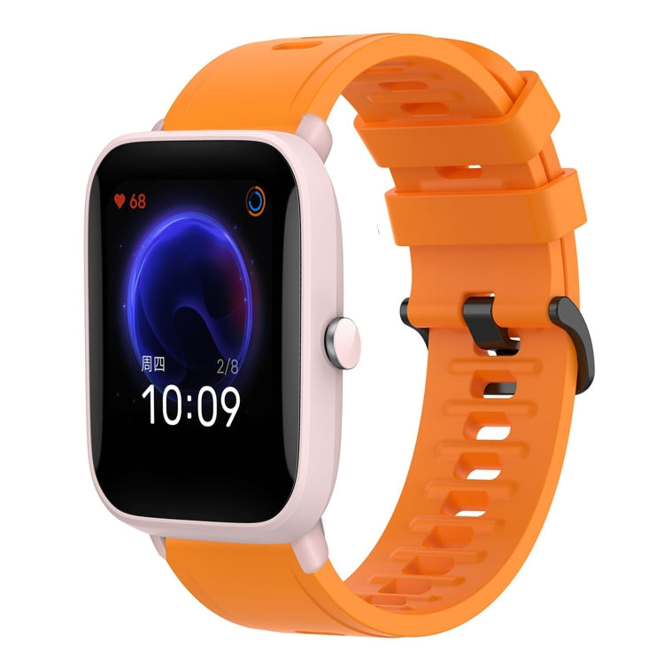 20mm Solid Color Soft Silicone Watch Band, For Amazfit Pop Pro, For Amazfit Pop