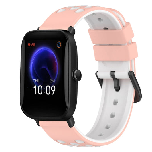 22mm Two-Color Silicone Watch Band, For Amazfit Pop Pro, For Amazfit Pop