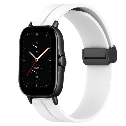 20mm Solid Color Magnetic Clasp Silicone Watch Band, For Amazfit GTS 2E, For Amazfit GTS 2 Mini