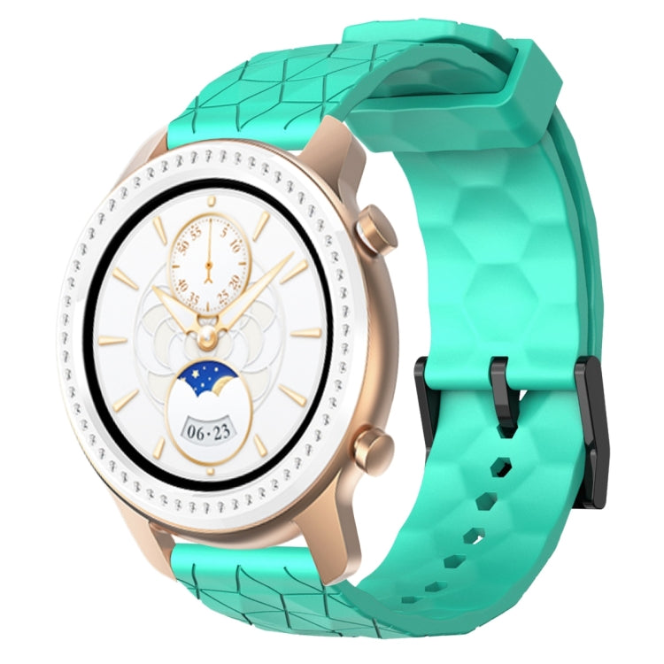 20mm Football Pattern Solid Color Silicone Watch Band, For Amazfit GTR 42mm, For Amazfit Pop Pro