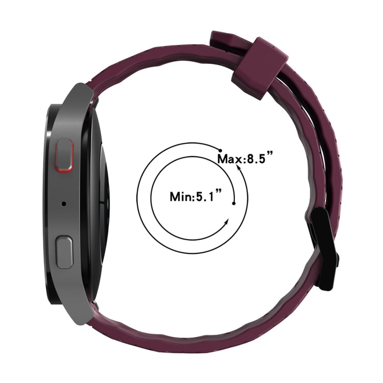 22mm Football Pattern Solid Color Silicone Watch Band, For Amazfit GTR 2, For Amazfit 3