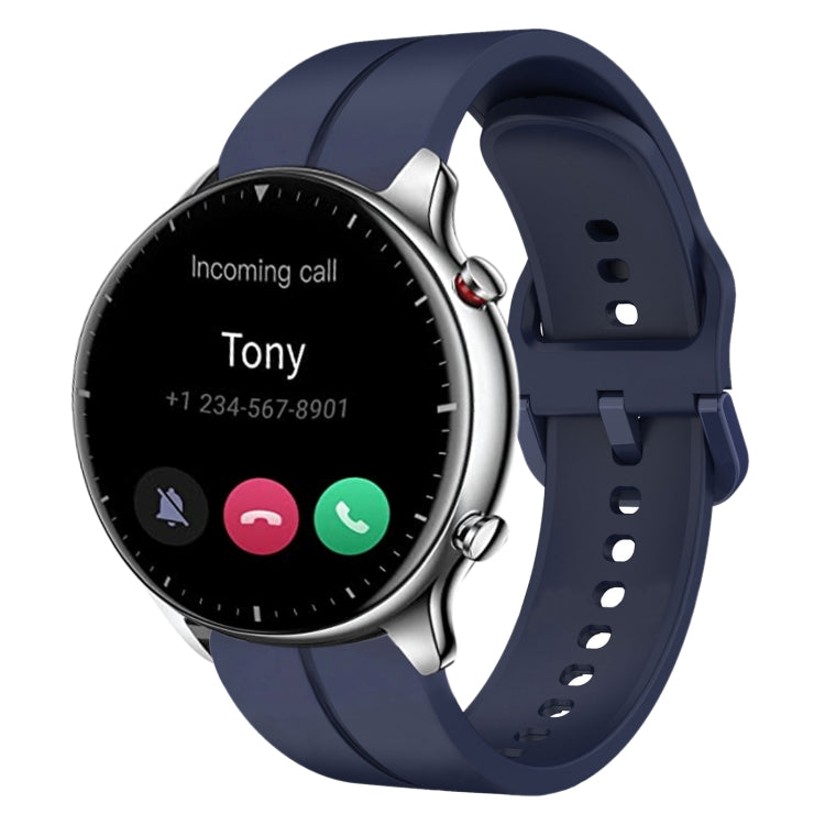 22mm  Loop Silicone Watch Band, For Amazfit GTR 2e, For Amazfit GTR 2