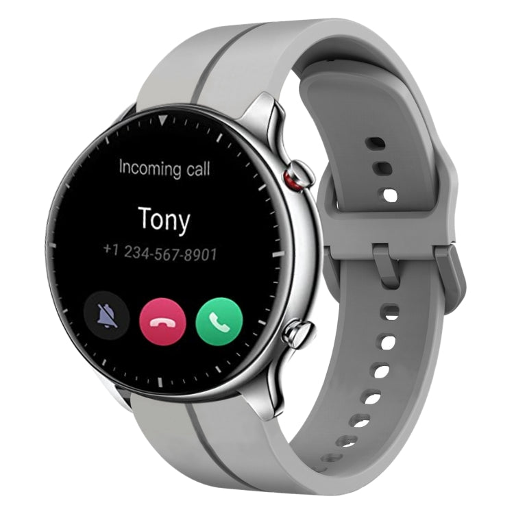 22mm  Loop Silicone Watch Band, For Amazfit GTR 2e, For Amazfit GTR 2