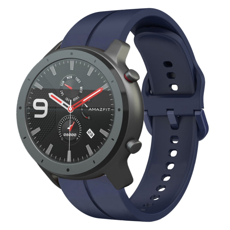 22mm  Loop Silicone Watch Band, For Amazfit 3, For Amazfit GTR 47mm