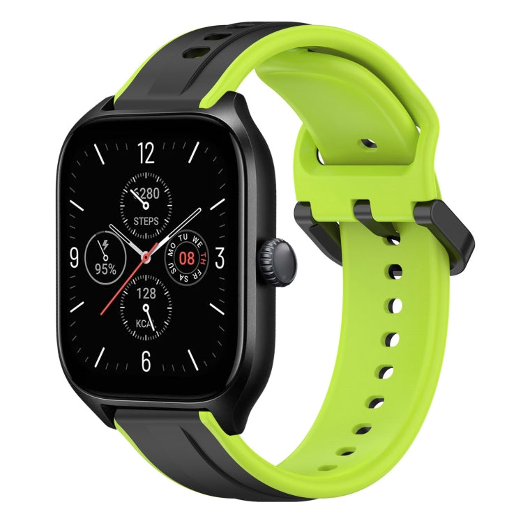 20mm Convex Loop Two-Color Silicone Watch Band, For Amazfit GTS 4, For Amazfit GTS 3