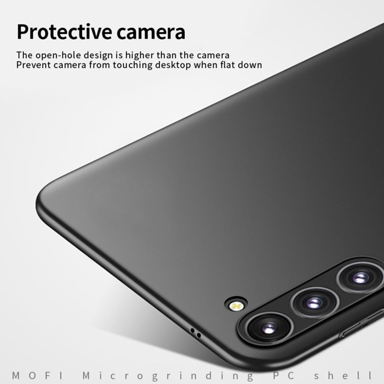 For Samsung Galaxy S24 5G MOFI Frosted PC Ultra-thin Hard Phone Case(Black)