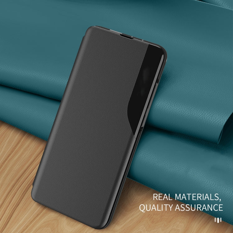 For Honor X50 Attraction Flip Holder Leather Phone Case(Black)