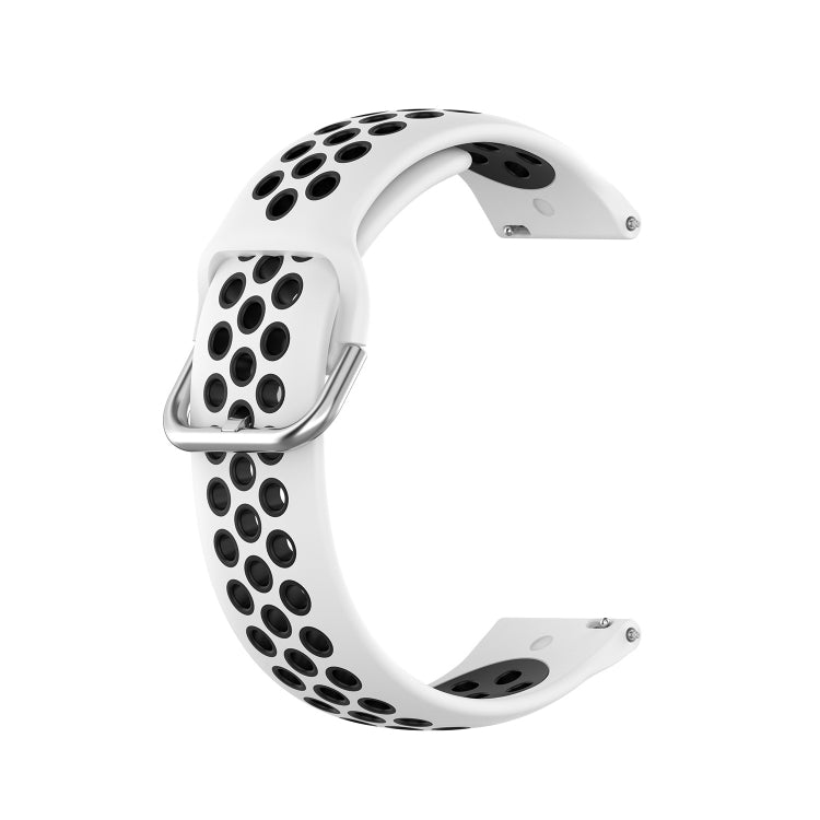 20mm Perforated Breathable Sports Silicone Watch Band, For Amazfit Bip3