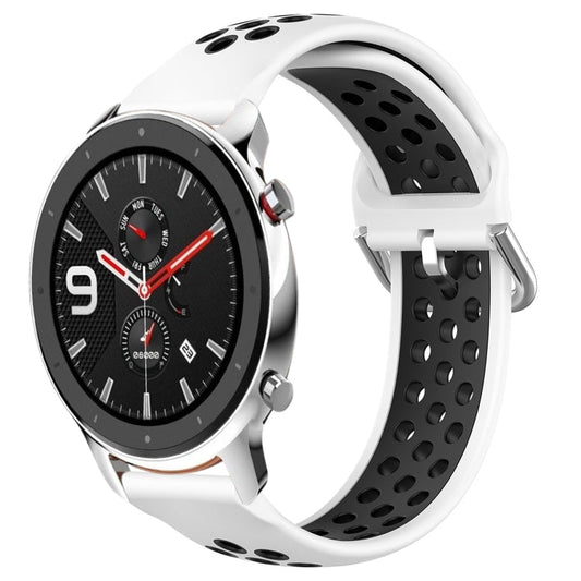 22mm Perforated Breathable Sports Silicone Watch Band, For Amazfit GTR 4 Pro