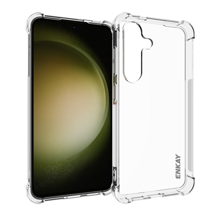 For Samsung Galaxy S24 5G ENKAY Clear TPU Shockproof Anti-slip Phone Case