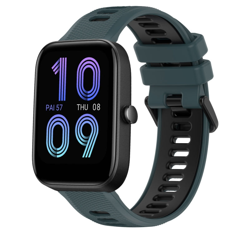 20mm Sports Two-Color Silicone Watch Band, For Amazfit Bip3, For Amazfit Bip 1S