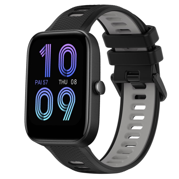 20mm Sports Two-Color Silicone Watch Band, For Amazfit Bip3, For Amazfit Bip 1S