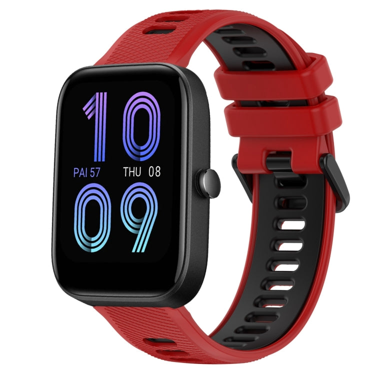 20mm Sports Two-Color Silicone Watch Band, For Amazfit Bip3, For Amazfit Bip 1S