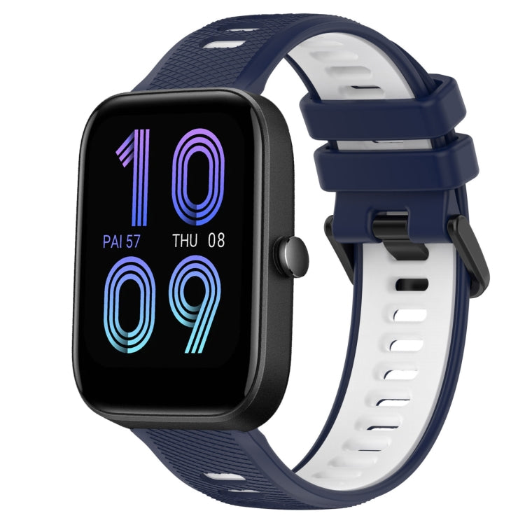 20mm Sports Two-Color Silicone Watch Band, For Amazfit Bip3, For Amazfit Bip 1S