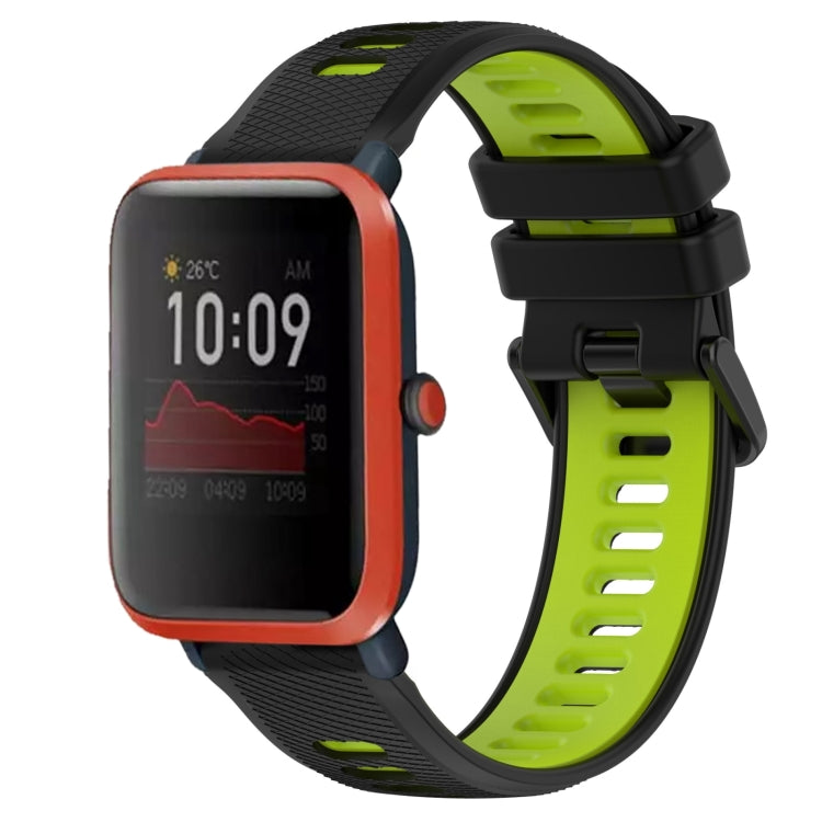 20mm Sports Two-Color Silicone Watch Band, For Amazfit Bip3, For Amazfit Bip 1S