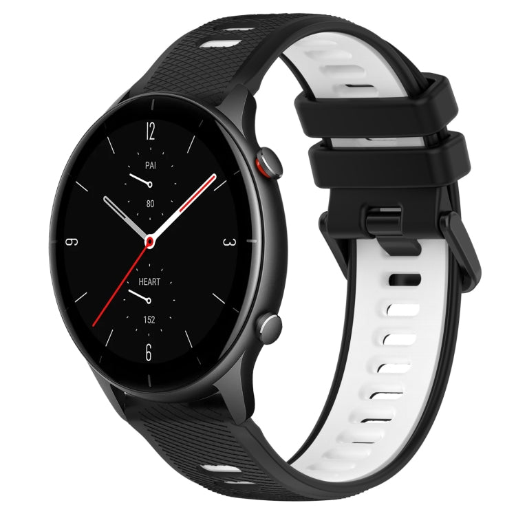 22MM Sports Two-Color Silicone Watch Band, For Amazfit GTR 2e, For Amazfit GTR 2