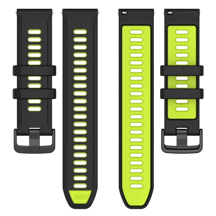 22MM Sports Two-Color Silicone Watch Band, For Amazfit 3, For Amazfit GTR 47mm