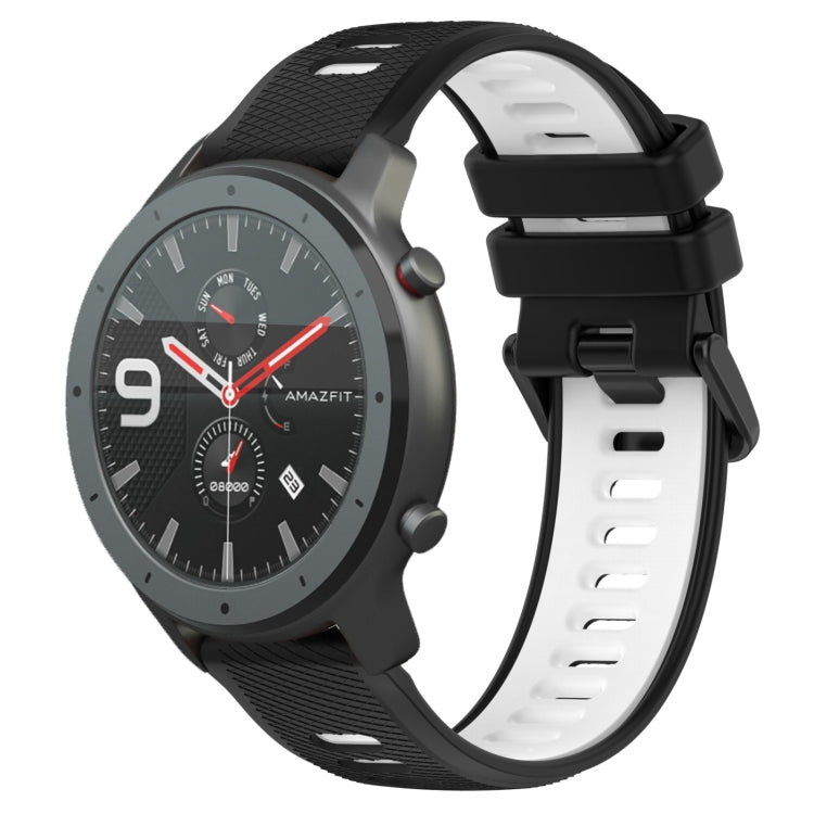 22MM Sports Two-Color Silicone Watch Band, For Amazfit 3, For Amazfit GTR 47mm