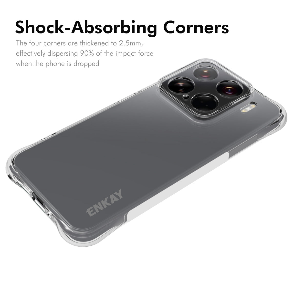 For Xiaomi 15 ENKAY Hat-Prince Transparent TPU Shockproof Phone Case