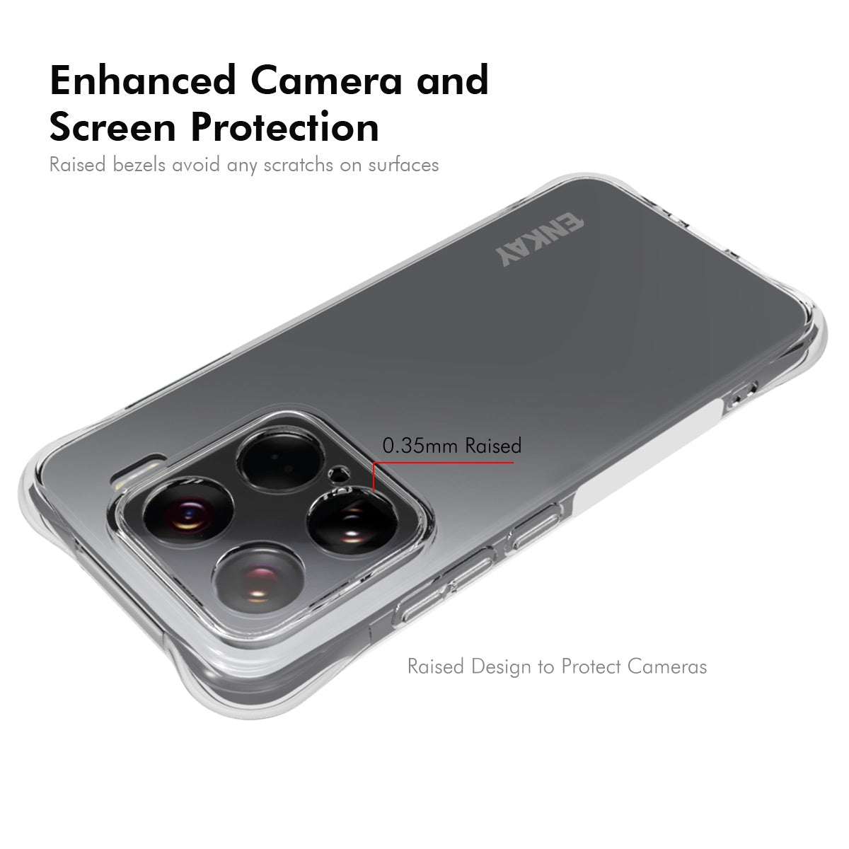 For Xiaomi 15 ENKAY Hat-Prince Transparent TPU Shockproof Phone Case