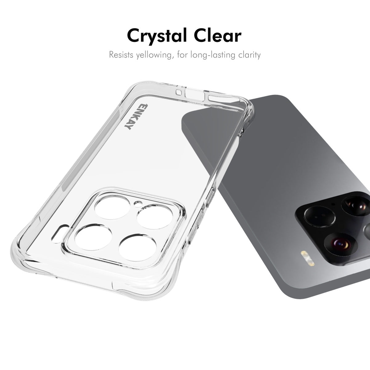 For Xiaomi 15 ENKAY Hat-Prince Transparent TPU Shockproof Phone Case