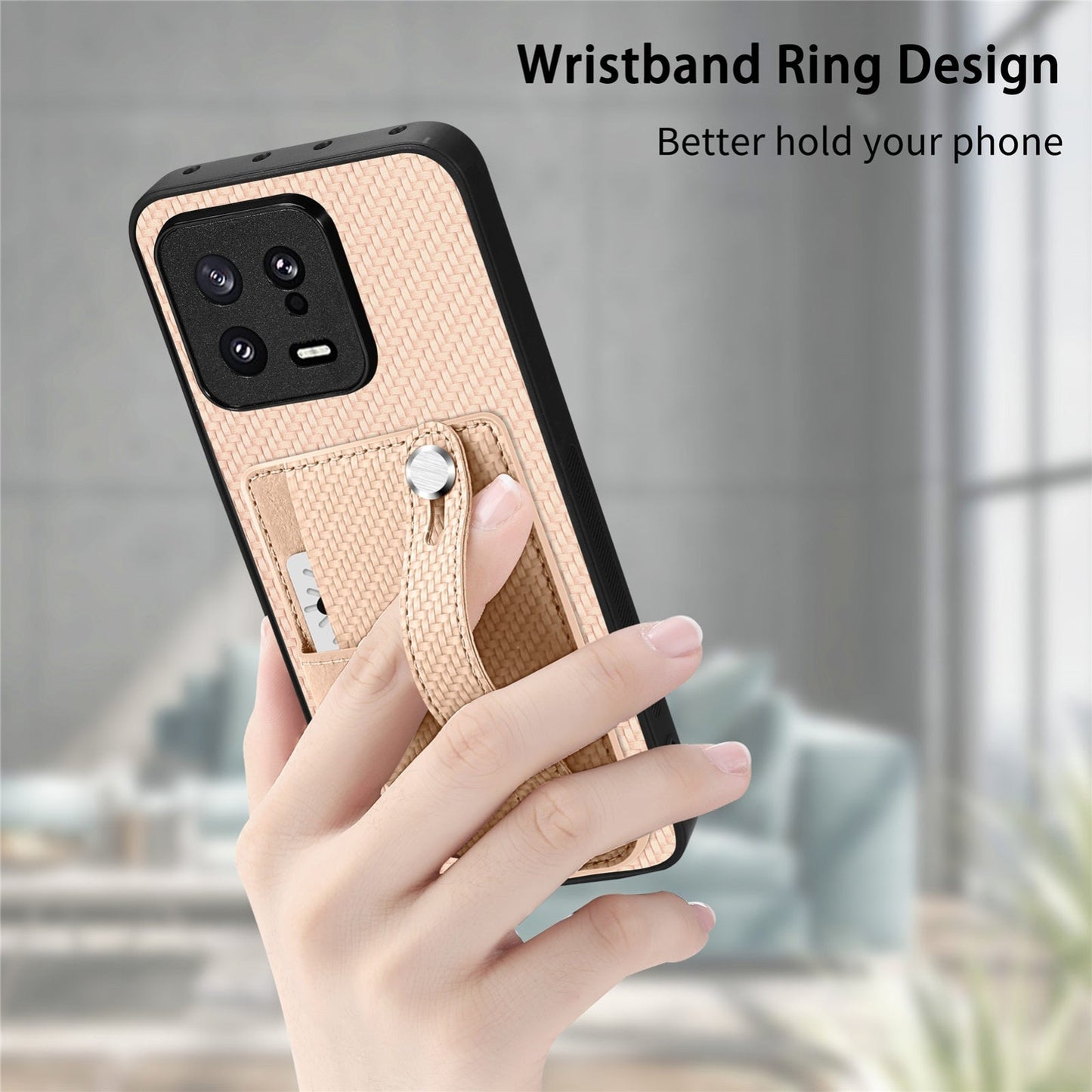 For Xiaomi 15 Pro Wristband Kickstand Card Wallet Back Phone Case with Tool Knife(Black)