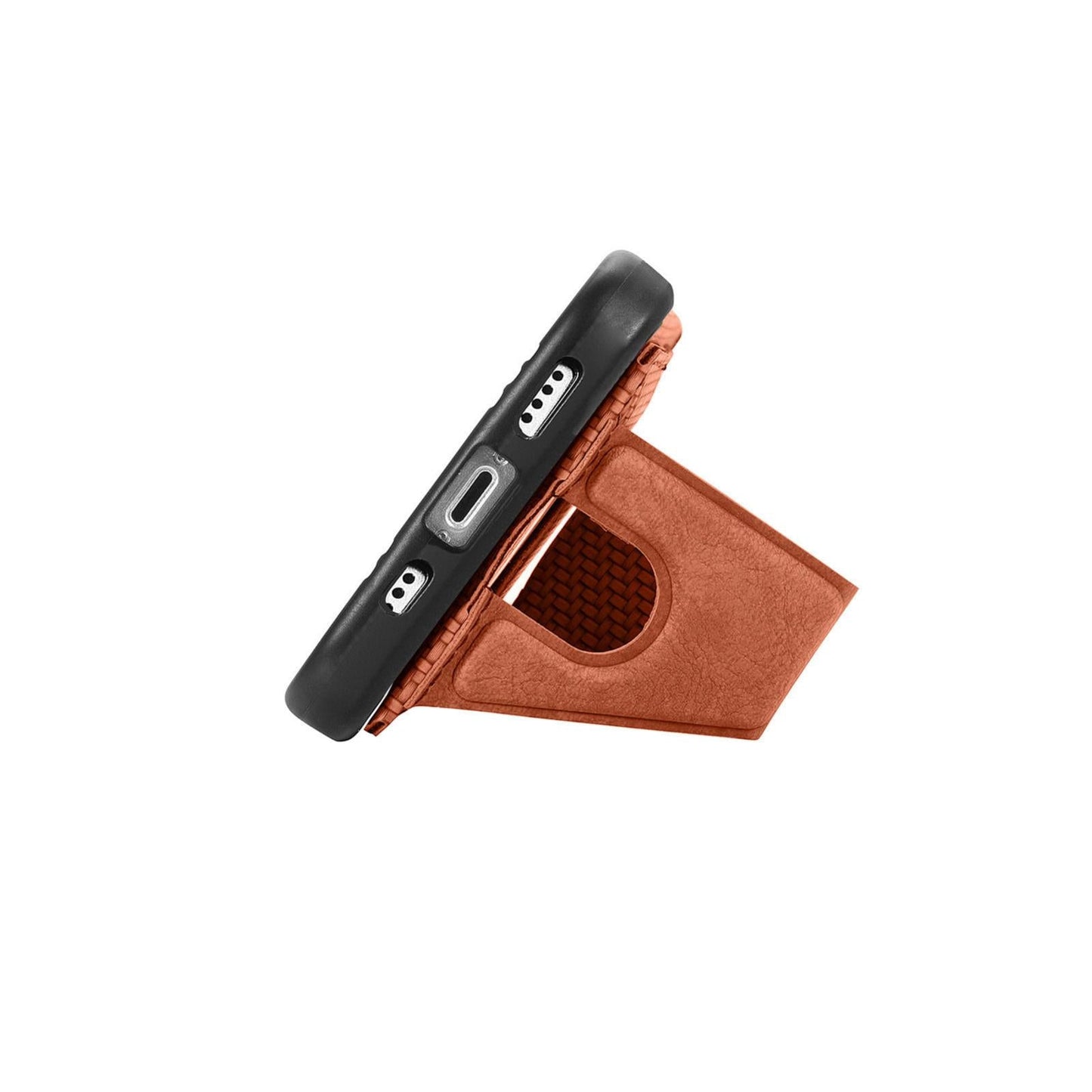 For Samsung Galaxy S25 Edge 5G Carbon Fiber Wallet Flip Card K-shaped Holder Phone Case(Brown)