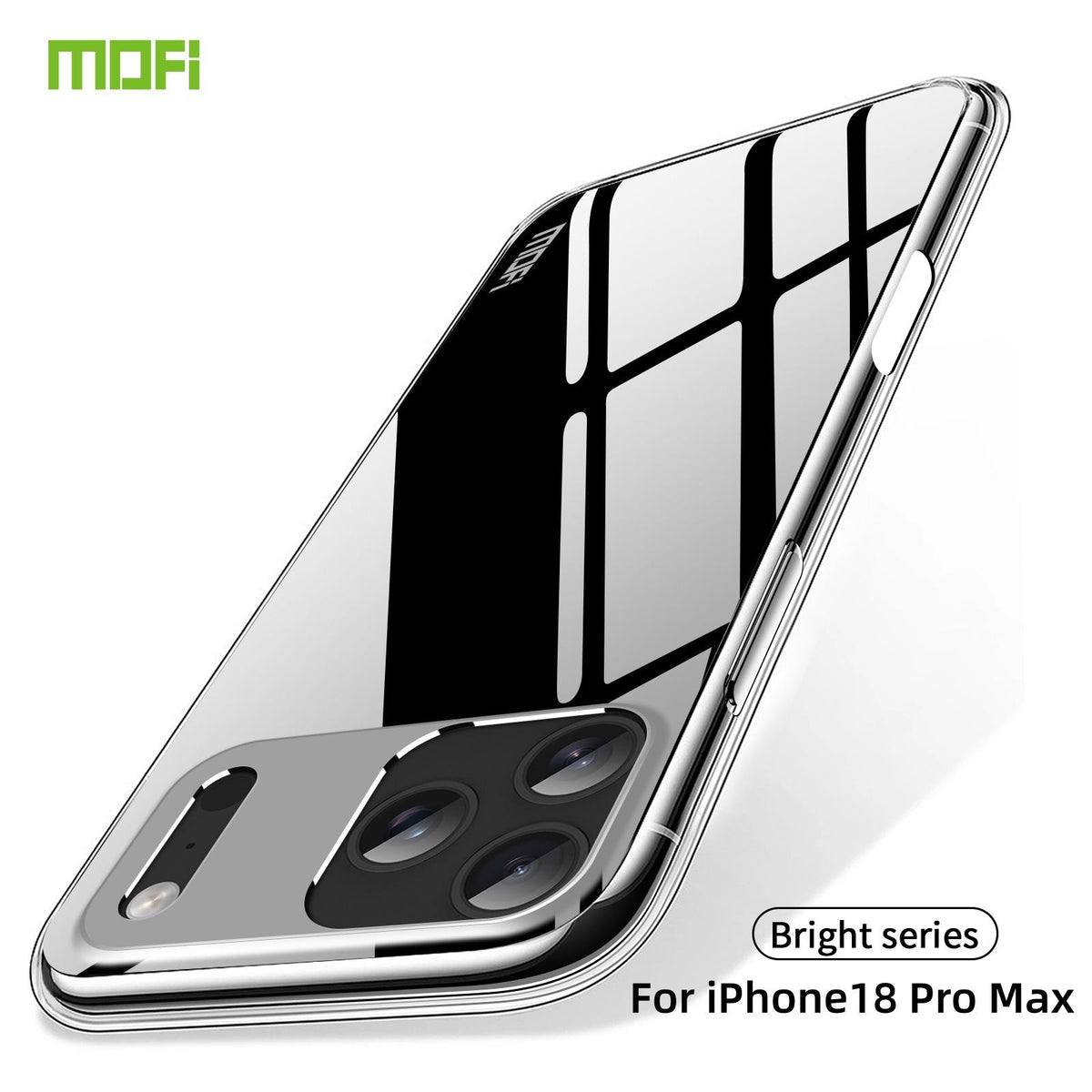 Compatible with iPhone 18 Pro Max MOFI Ming Series Ultra-thin TPU Phone Case - Transparent