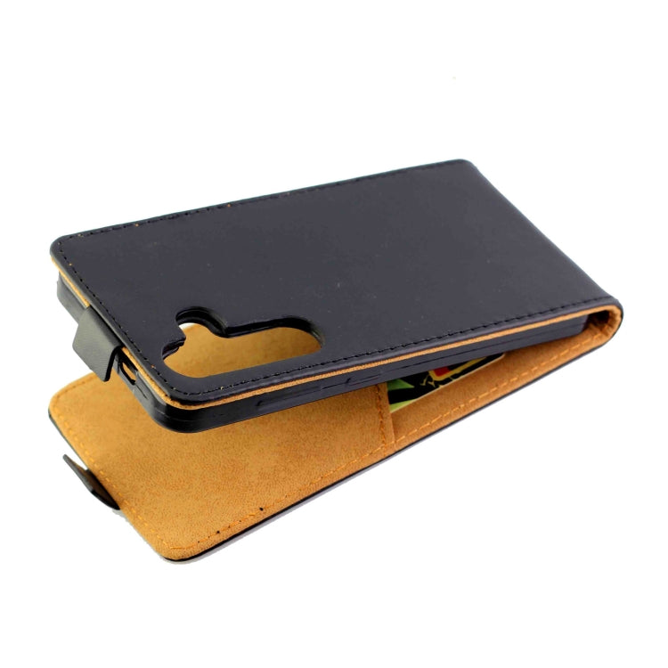 For Samsung Galaxy S24 5G Vertical Flip Leather Case with Card Slot(Black)