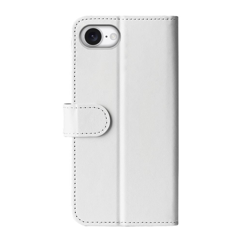 For iPhone 16e R64 Texture Horizontal Flip Leather Phone Case(White)