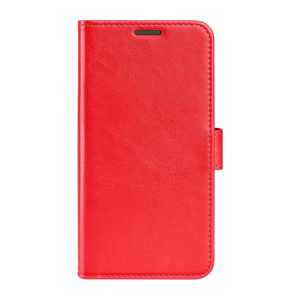 For iPhone 16e R64 Texture Horizontal Flip Leather Phone Case(Red)