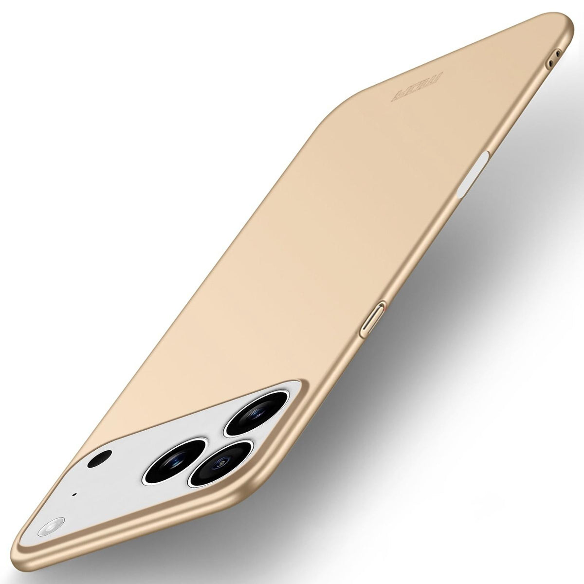 Compatible with iPhone 18 Pro Max MOFI Frosted PC Ultra-thin Hard Phone Case - Gold