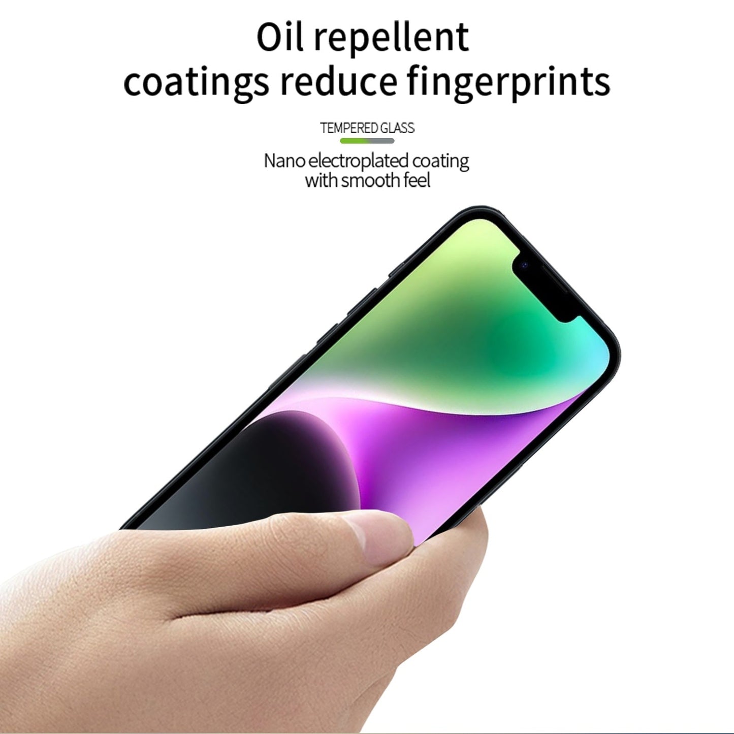 For iPhone 16e MOFI 9H 2.5D Full Screen Tempered Glass Film(Black)