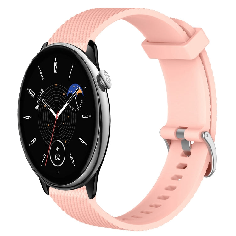 20mm Diamond Textured Silicone Watch Band, For Amazfit GTR Mini, For Amazfit GTS 4