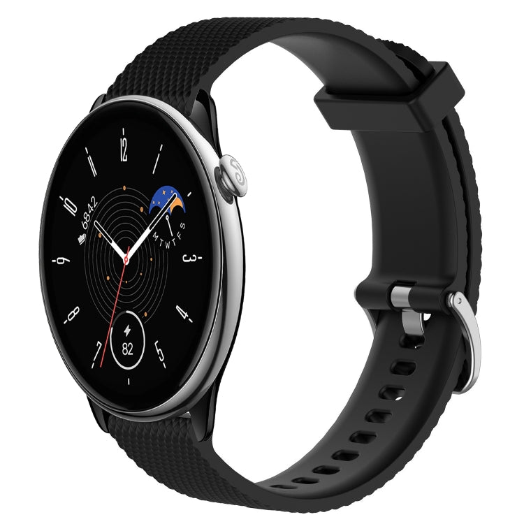 20mm Diamond Textured Silicone Watch Band, For Amazfit GTR Mini, For Amazfit GTS 4