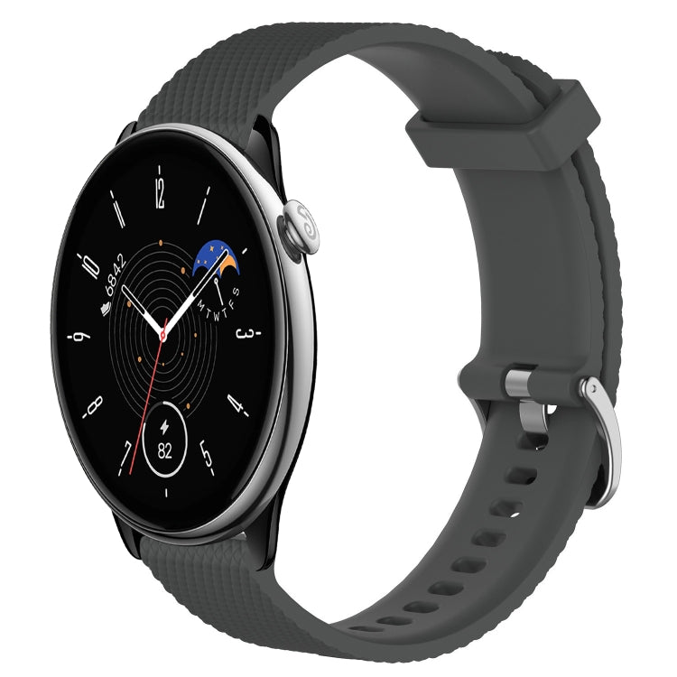 20mm Diamond Textured Silicone Watch Band, For Amazfit GTR Mini, For Amazfit GTS 4