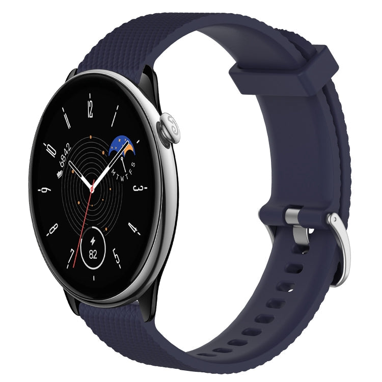 20mm Diamond Textured Silicone Watch Band, For Amazfit GTR Mini, For Amazfit GTS 4