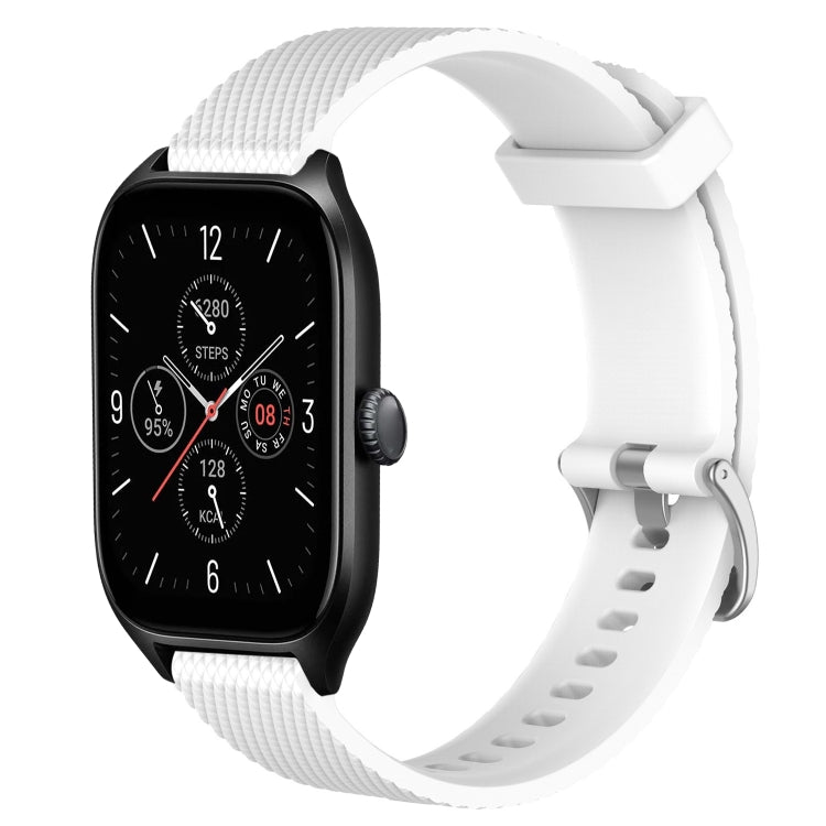 20mm Diamond Textured Silicone Watch Band, For Amazfit GTR Mini, For Amazfit GTS 4