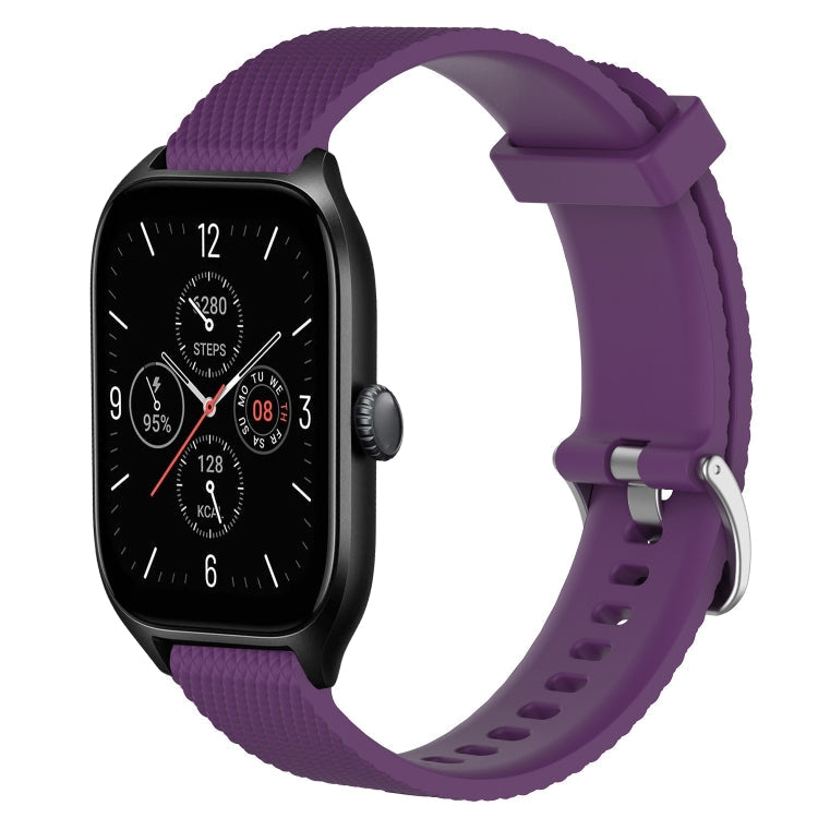 20mm Diamond Textured Silicone Watch Band, For Amazfit GTR Mini, For Amazfit GTS 4