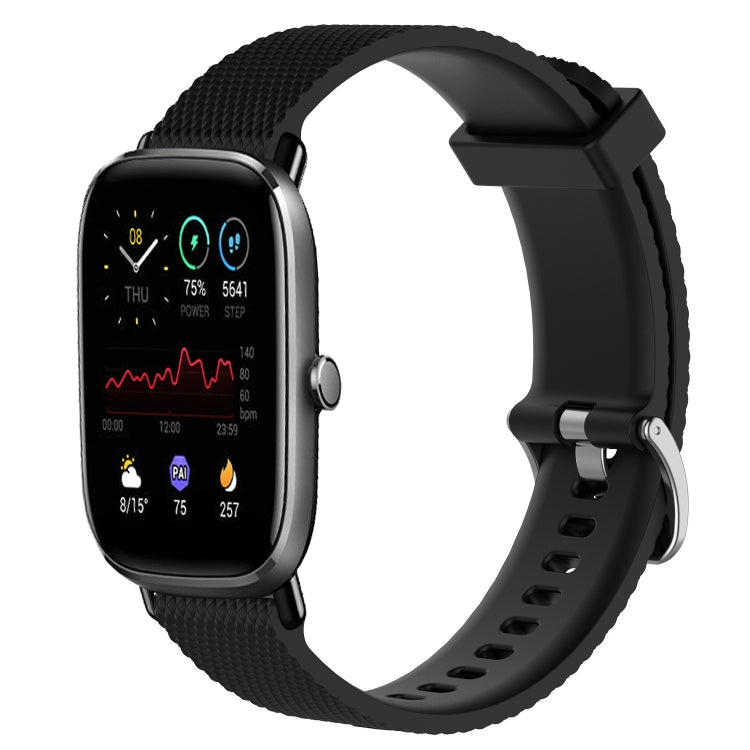 20mm Diamond Textured Silicone Watch Band, For Amazfit GTS 4 Mini, For Amazfit Bip3