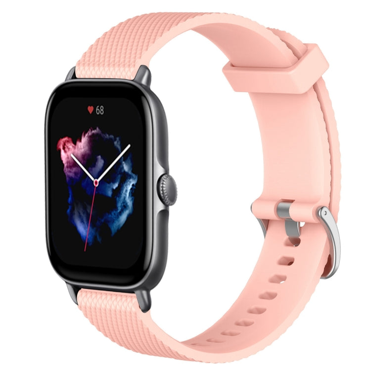 20mm Diamond Textured Silicone Watch Band, For Amazfit GTS 3, For Amazfit GTS 2E