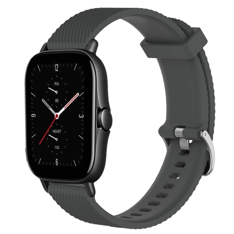 20mm Diamond Textured Silicone Watch Band, For Amazfit GTS 3, For Amazfit GTS 2E
