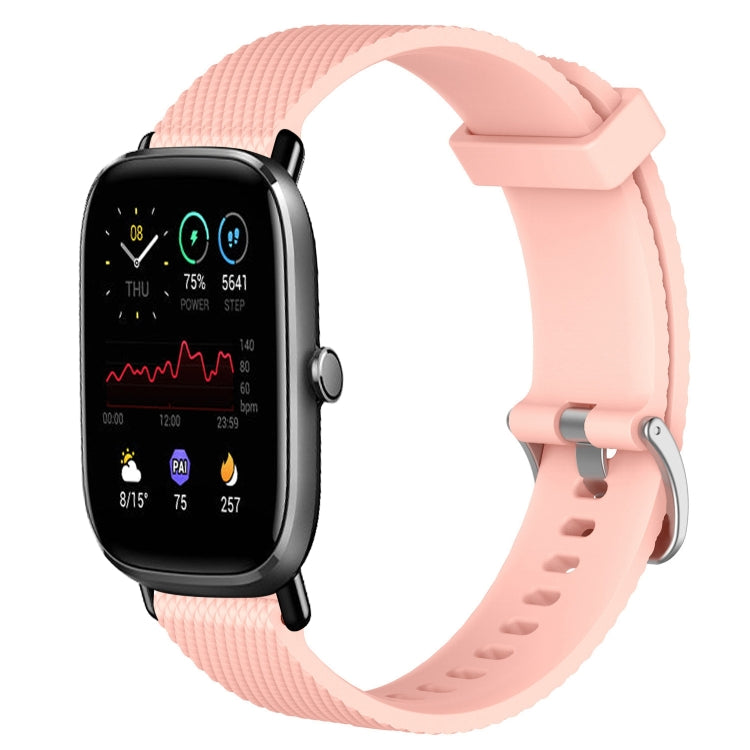 20mm Diamond Textured Silicone Watch Band, For Amazfit GTS 2 Mini, For Amazfit Pop Pro