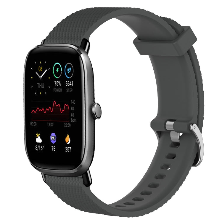20mm Diamond Textured Silicone Watch Band, For Amazfit GTS 2 Mini, For Amazfit Pop Pro