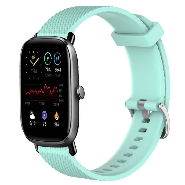 20mm Diamond Textured Silicone Watch Band, For Amazfit GTS 2 Mini, For Amazfit Pop Pro
