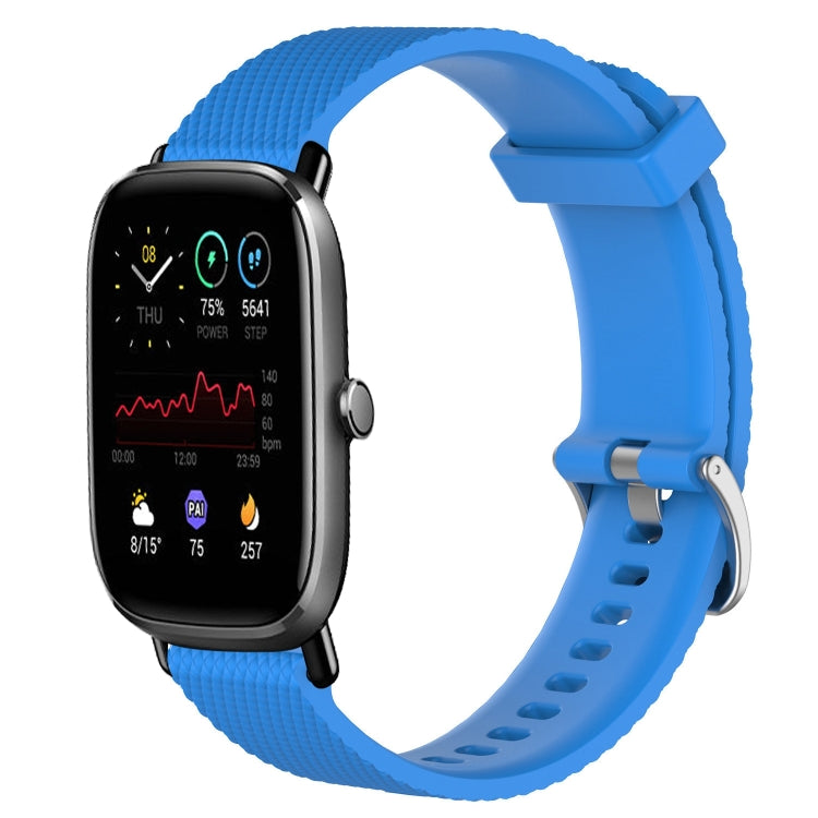 20mm Diamond Textured Silicone Watch Band, For Amazfit GTS 2 Mini, For Amazfit Pop Pro